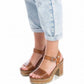 Xti - Women's Casual Heeled Platform Sandals