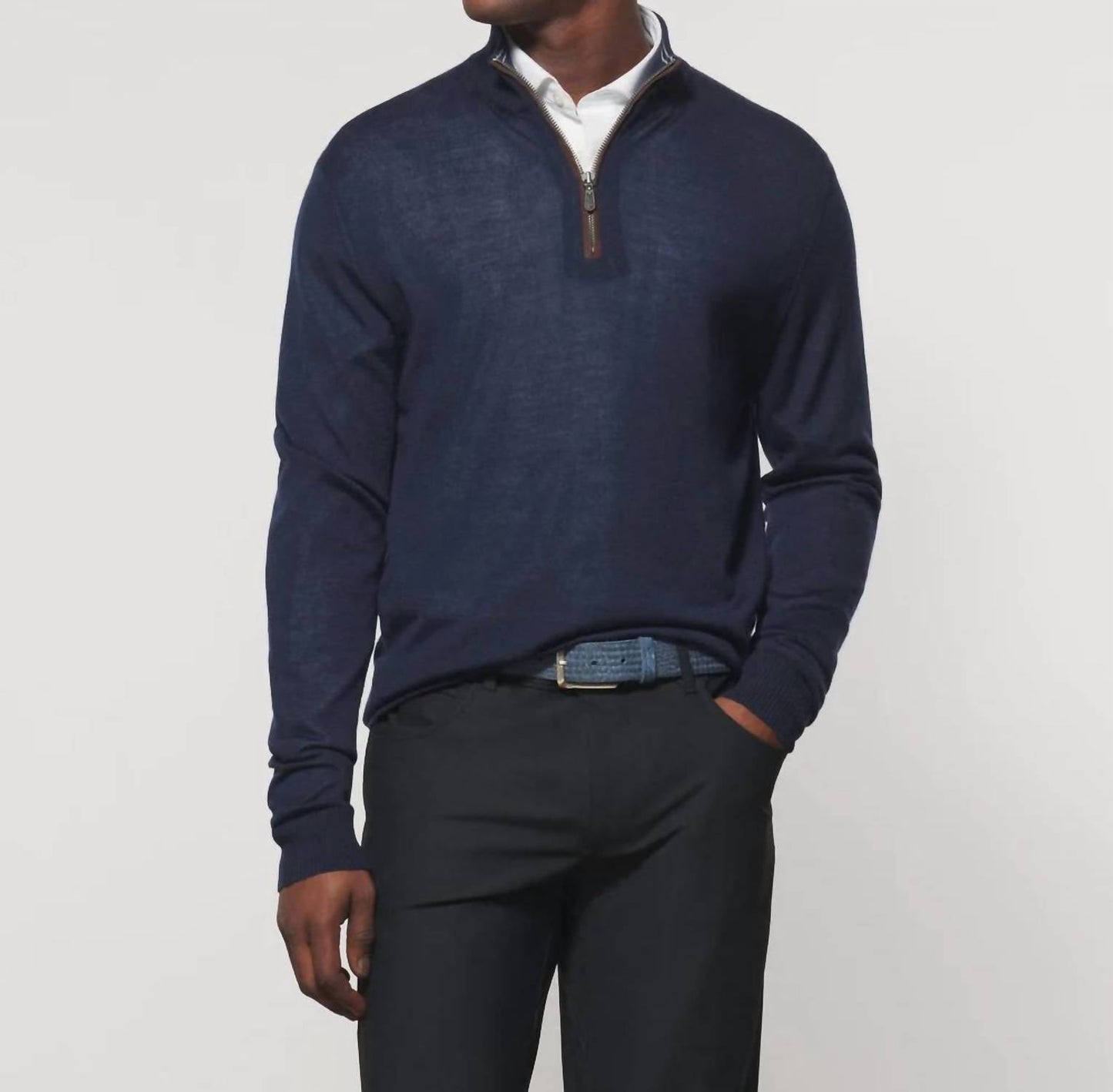 Johnnie-O - Baron Wool Blend 1/4 Zip Pullover Sweater