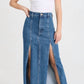 Mother - Lickity Split Fray Denim Maxi Skirt
