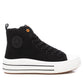 Xti - Women's Canvas Ankle Sneaker Boots