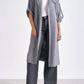 Elan - 3/4 Sleeve Cozy Cardigan Sweater