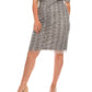 Adrianna Papell - Sequin Beaded Elbow Sleeved Cocktail Dress