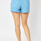 Judy Blue - Garment Dyed Shield Pkts Fray Hem Shorts