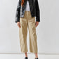 Aaron & Amber - Whipstitch Faux Leather Jacket