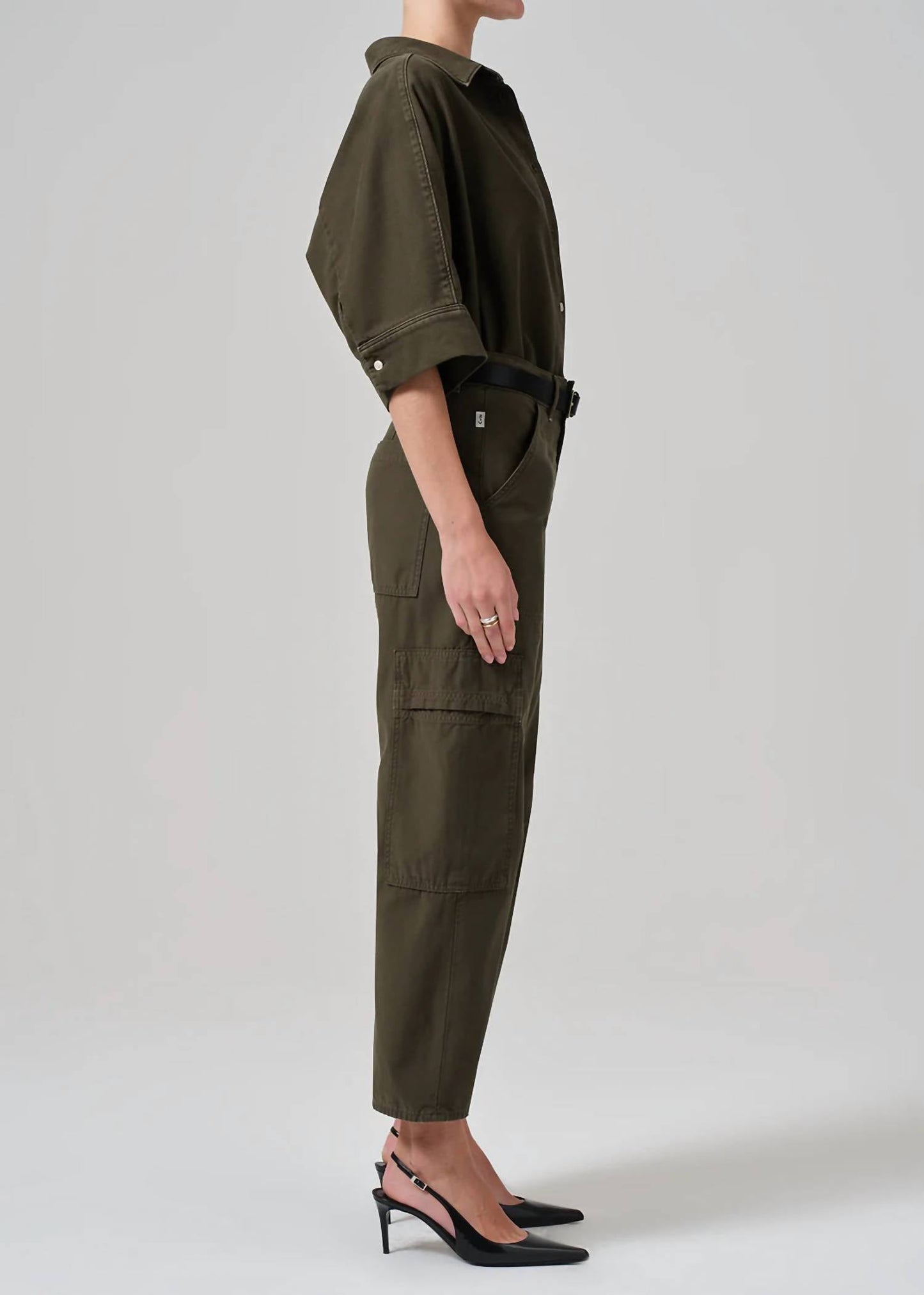 Citizens Of Humanity - Marcelle Low Slung Easy Cargo Sateen