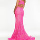 Ashleylauren - Fit And Flare Prom Dress