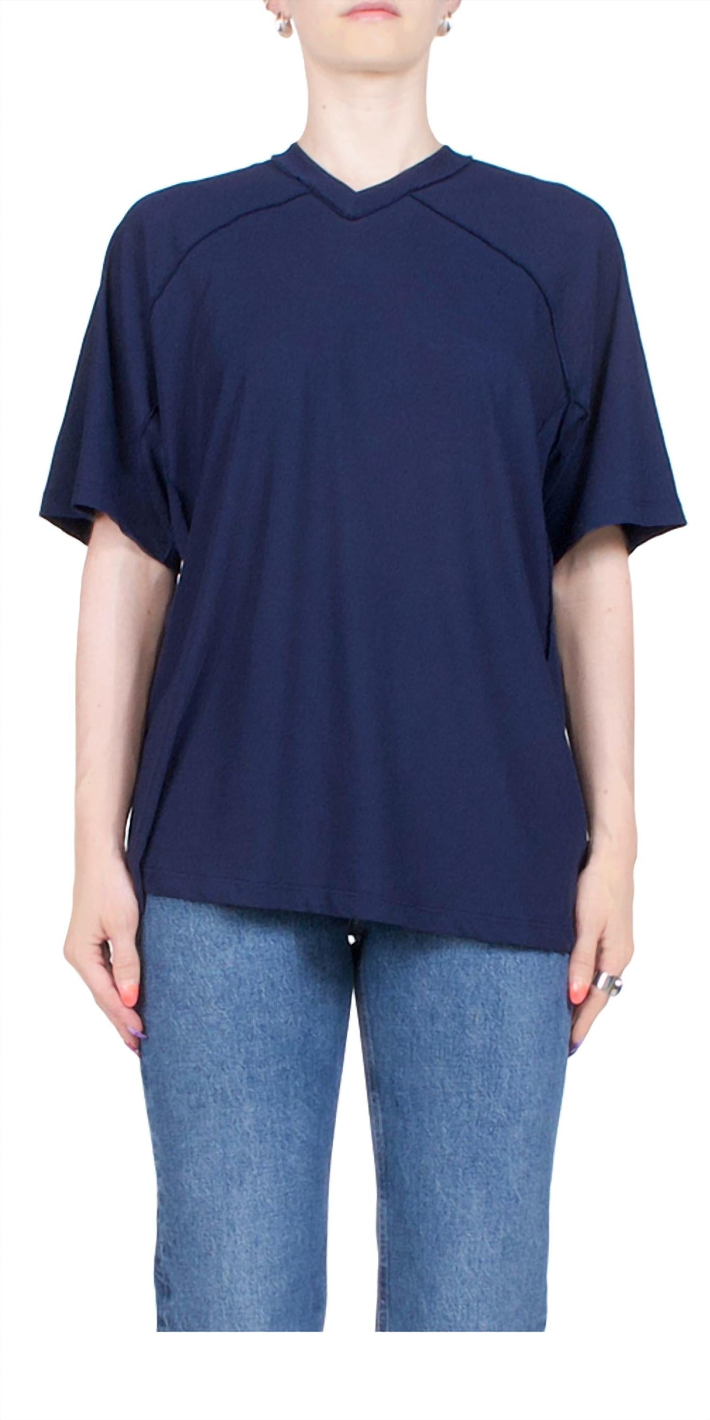 6397 - Inside Out V-neck Top