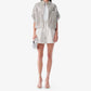 Iro - Canva High-Waisted Denim Shorts