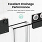Semi Frameless Double Sliding Shower Door with Tempered Glass