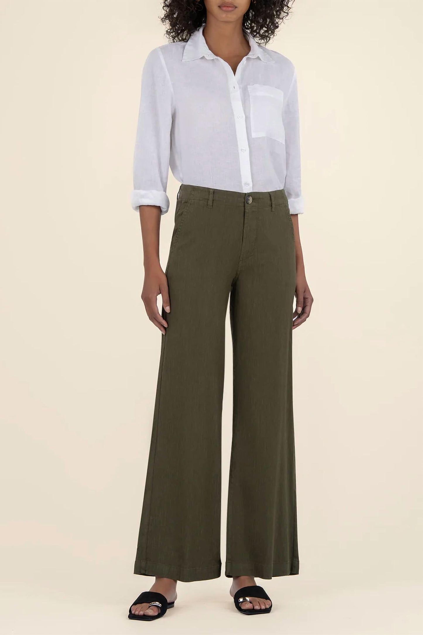 Kut From The Kloth - Women's Meg Linen Wide Leg Pant