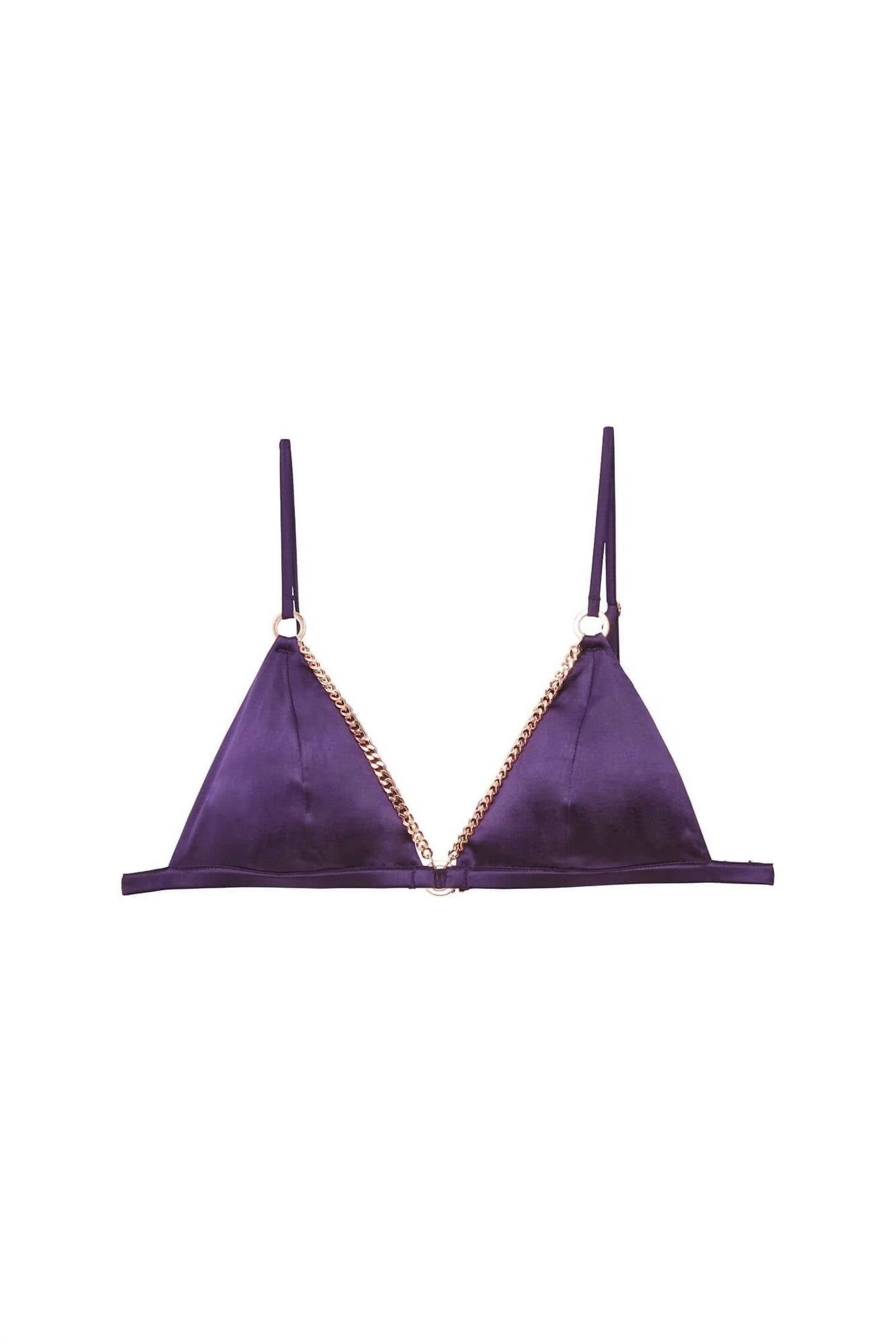 Fleur Du Mal - Chain Luxe Triangle Bra