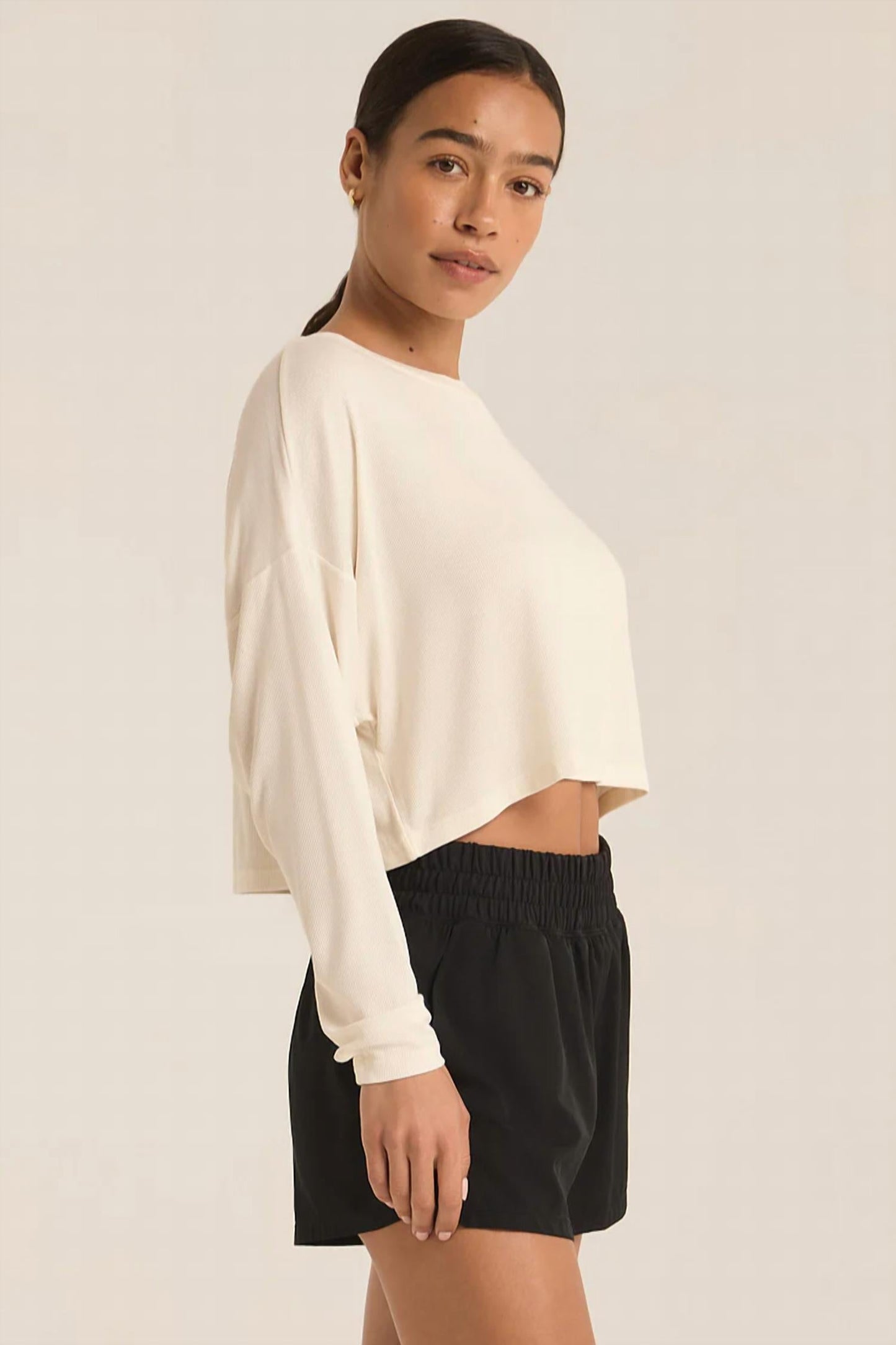 Z Supply - Layer On Rib Long Sleeve Top