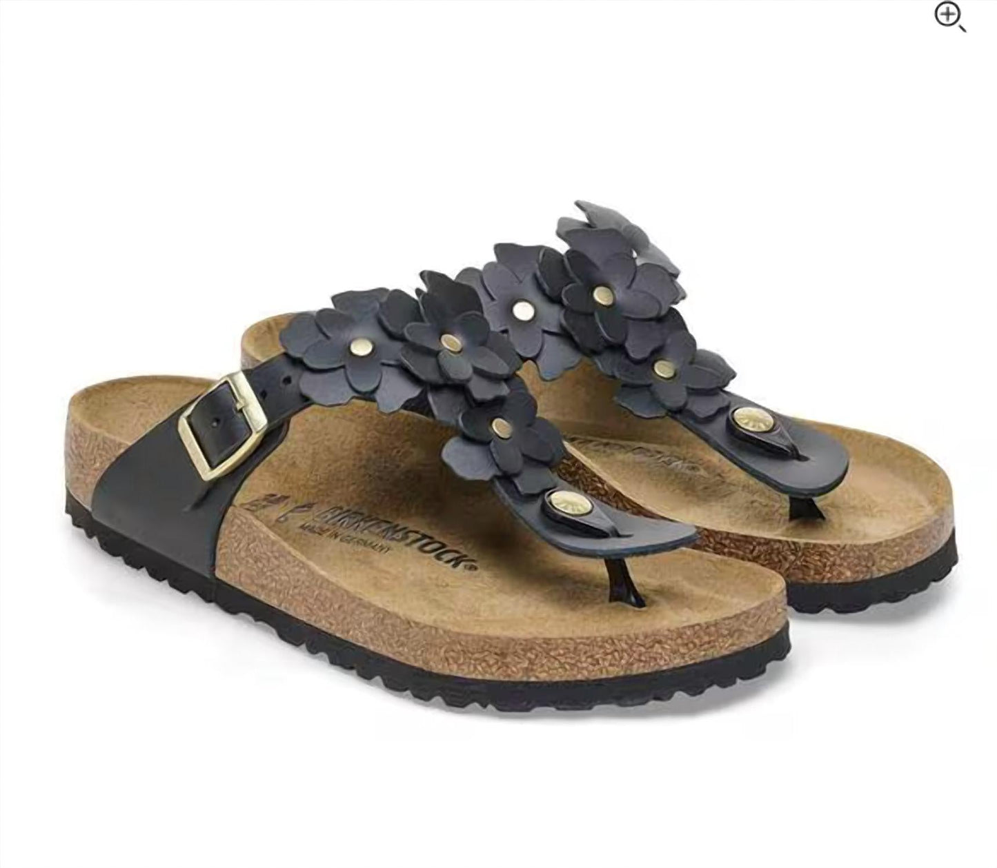 Birkenstock - Women's Gizeh Flower Leather Sandal