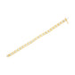 10K Yellow Gold Plated Sterling Silver 2 cttw Diamond "XOXO" Bracelet (J-K Clarity, I1-I2 Color) - Size 7.25"