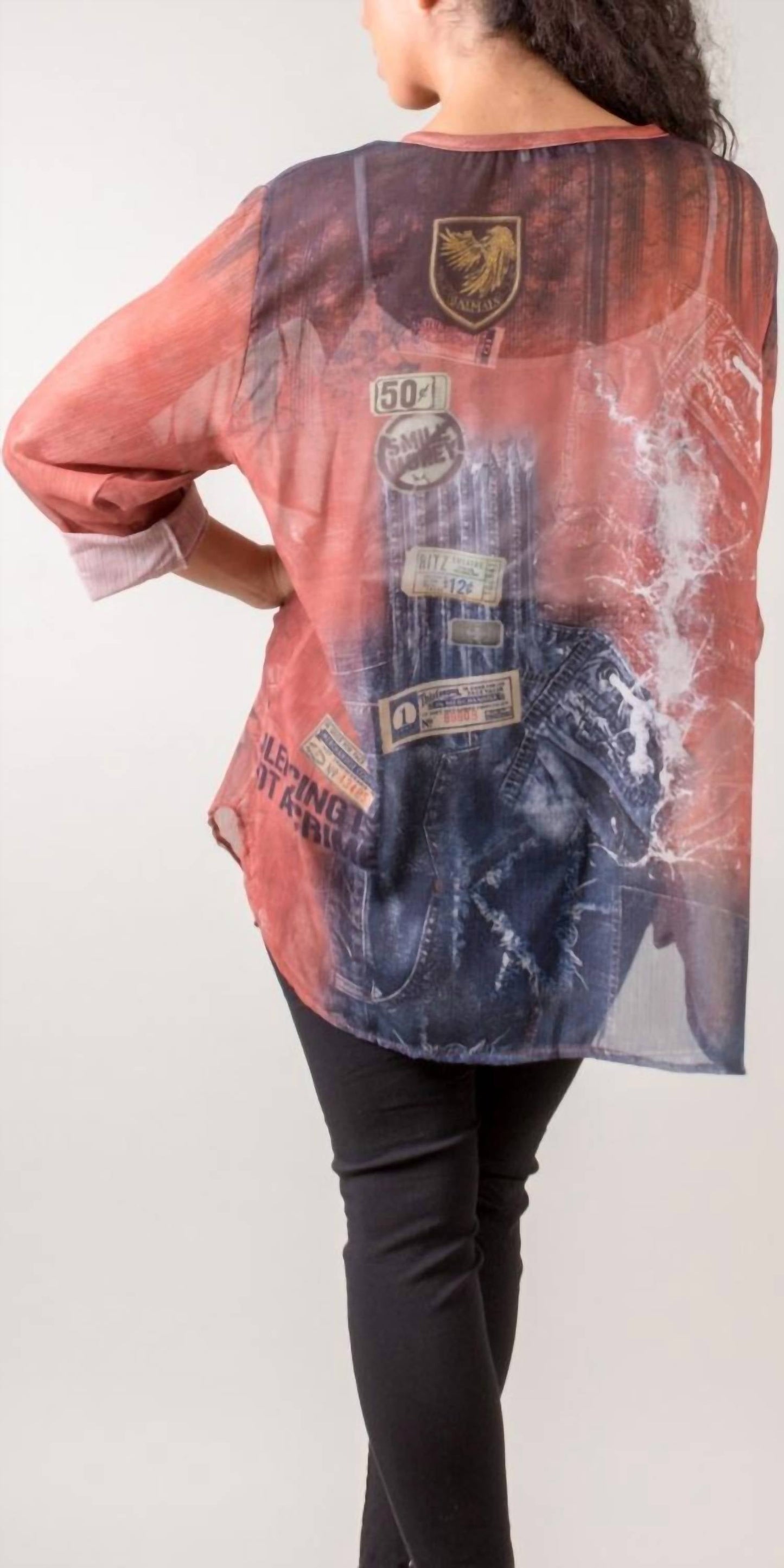 Gigi Moda - Fabrio Crystal Truth Tunic