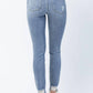 Judy Blue - Mid Rise Release Waistband Detail Skinny Jeans