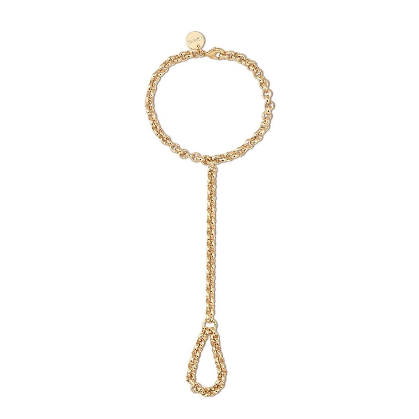 Eklexic - Women's Raya Hand Chain Bracelet