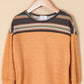 12Pm By Mon Ami - Girls Stripe Waffle Knit Top