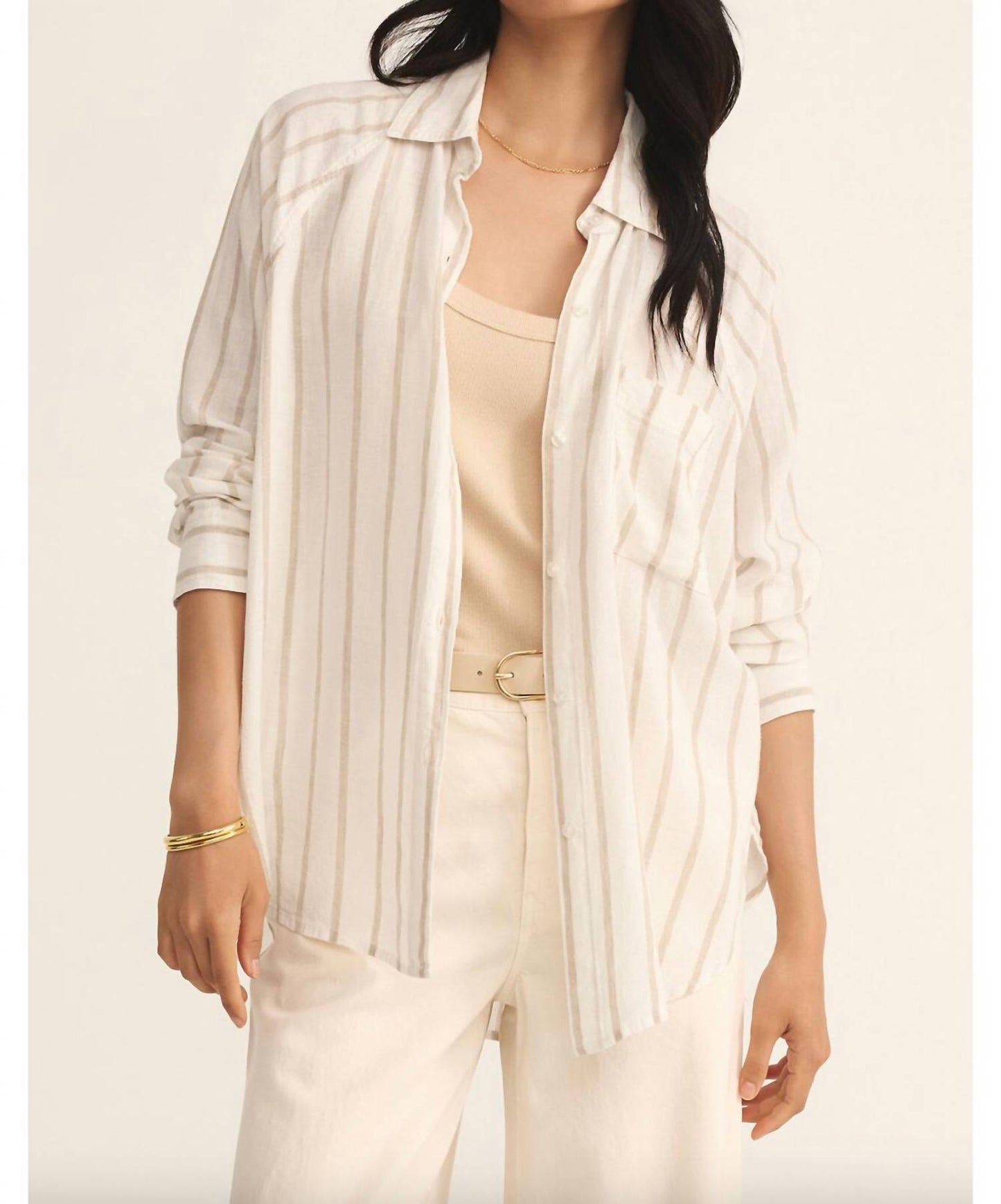 Z Supply - Perfect Linen Striped Top