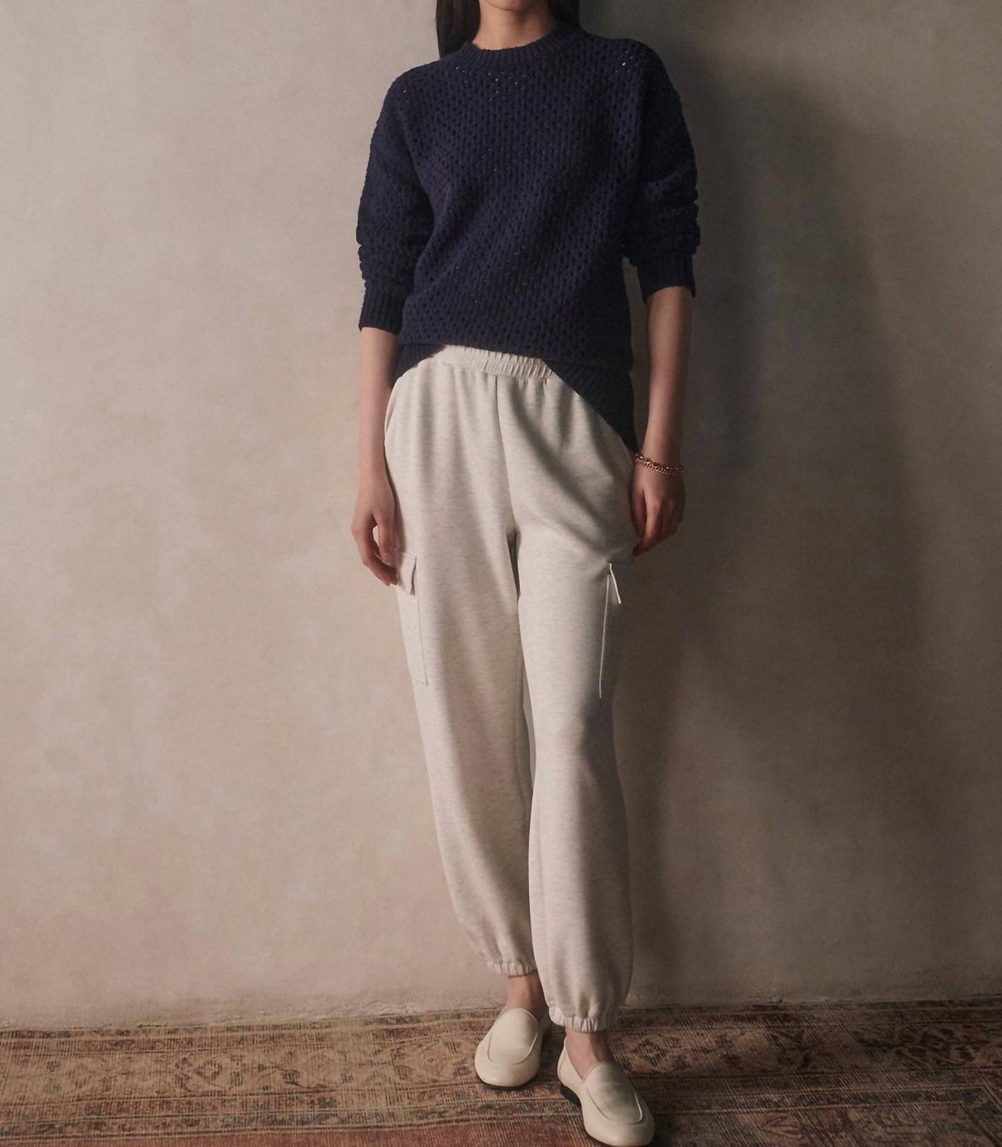 Varley - Grady Bouclé Knit Sweater