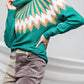 143 Story - Geometric Ethnic Sweater (plus Size)