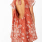 Free People - पिनव्हील मिनी ड्रेस