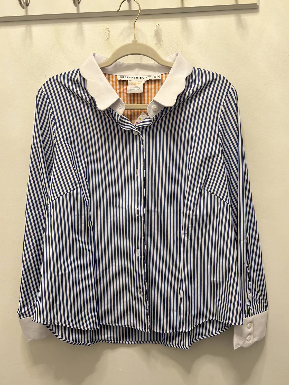 Gretchen Scott - Pique Pinstripe Top
