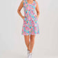 Dolcezza - Wishful Blooming Floral Print Dress