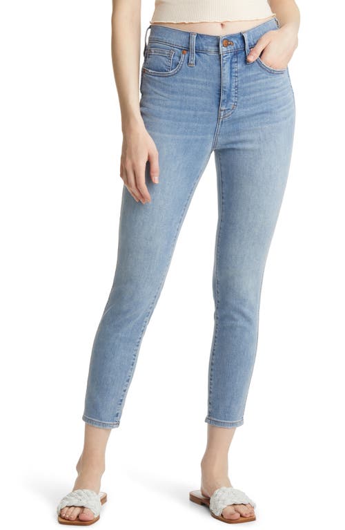 Madewell 10-Inch High Rise Skinny Crop Jeans in Carlton  Size 30