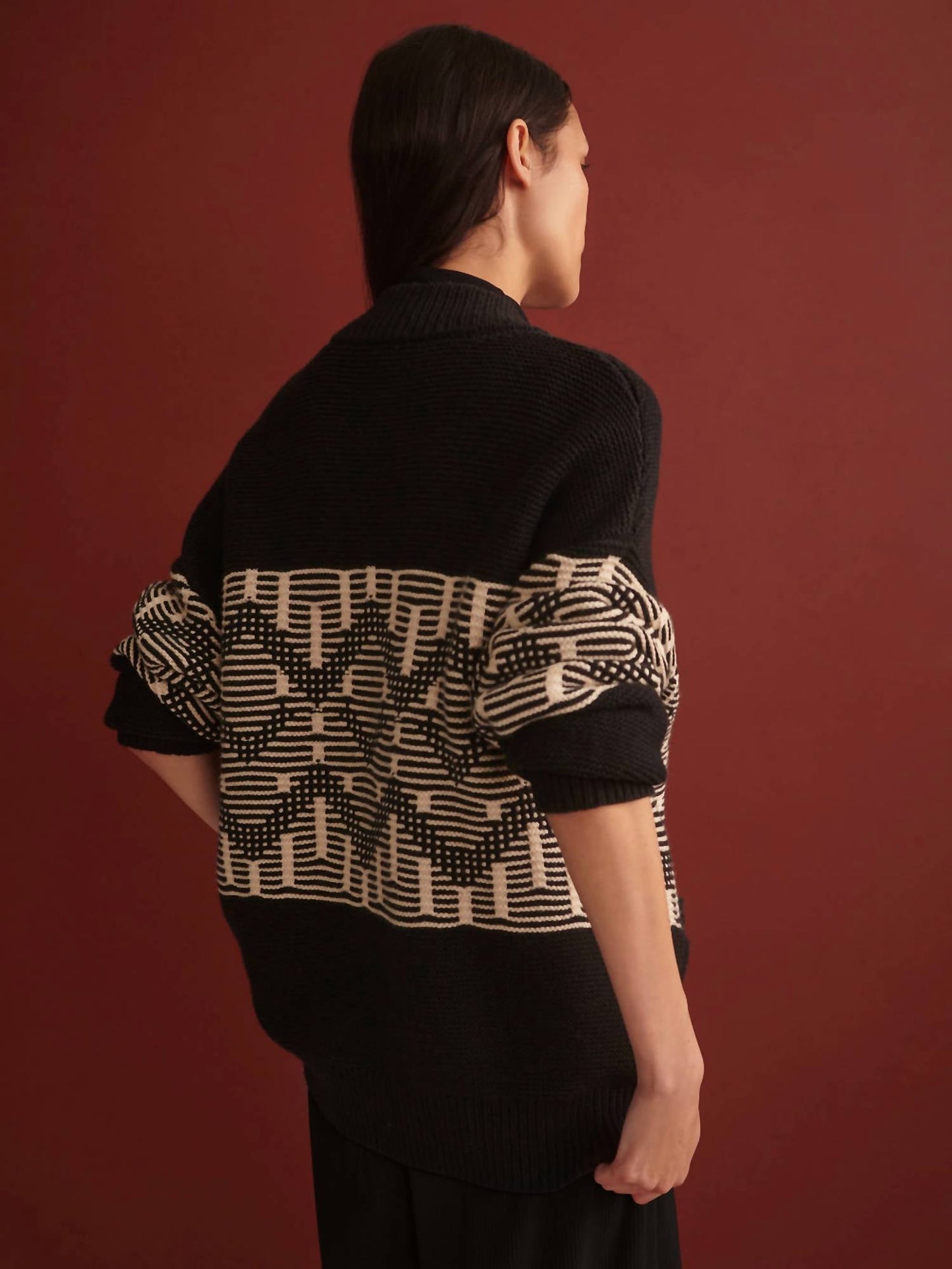 Varley - Linnea Fairisle Knit Jacket