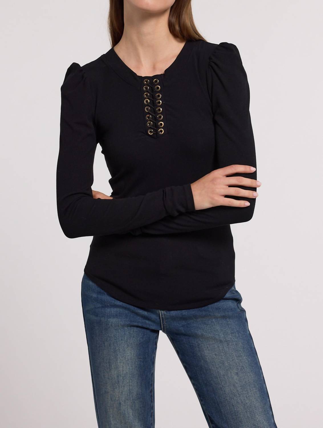 Generation Love - Khara lace up top
