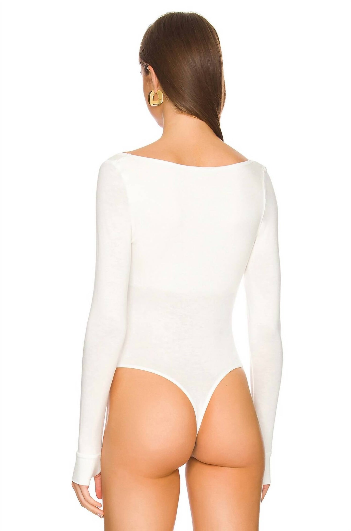 Free People - Settle In Scoop Neck Bodysuit