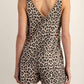 Ee:Some - Sleeveless Contrast Pocket Romper