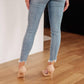 Judy Blue - Mid Rise Release Waistband Detail Skinny Jeans