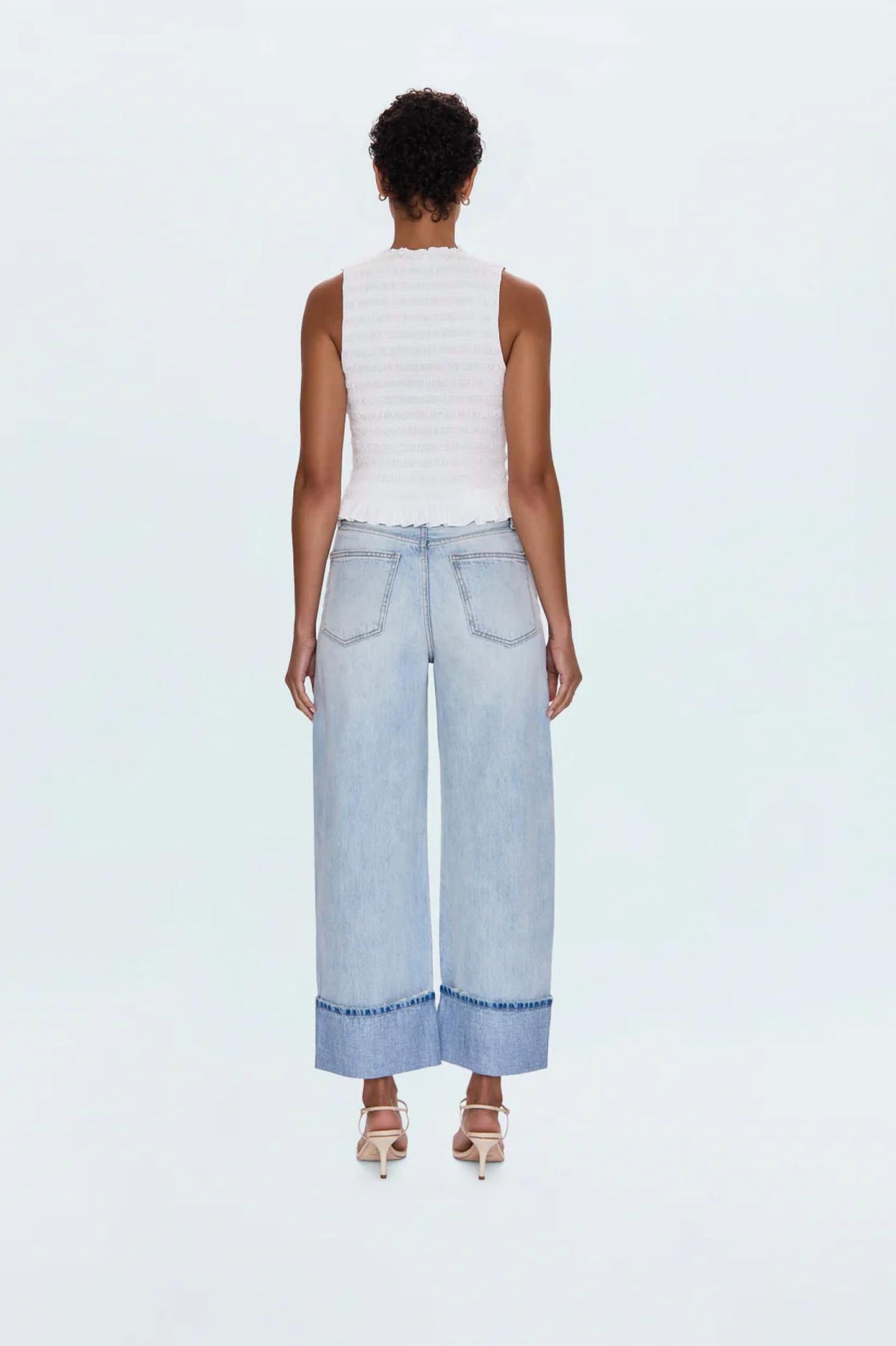 Pistola - Ryder High Rise Cuffed Straight Jeans