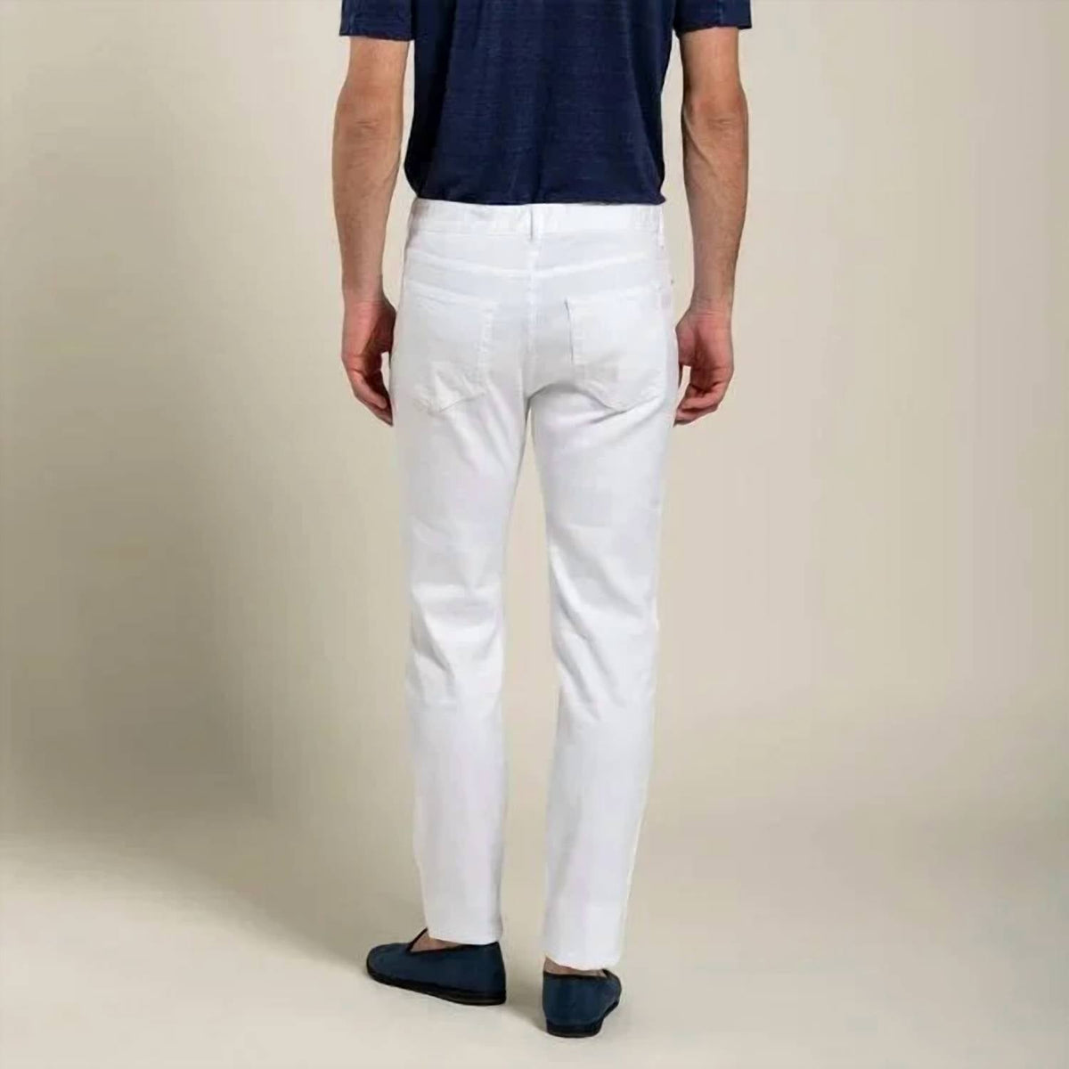 120% Lino - Men's 5 Pocket Slim Fit Pants