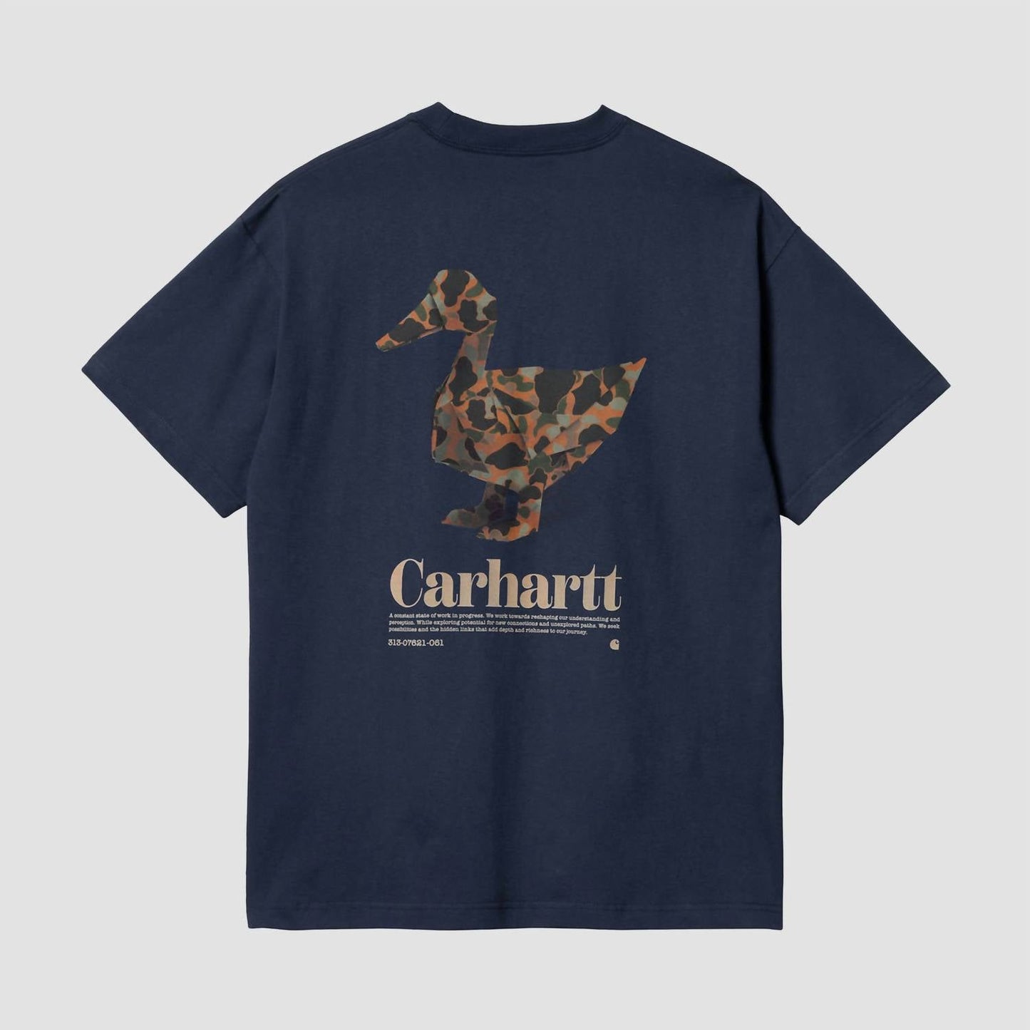Carhartt Wip - शॉर्ट स्लीव फोल्ड डक टी-शर्ट