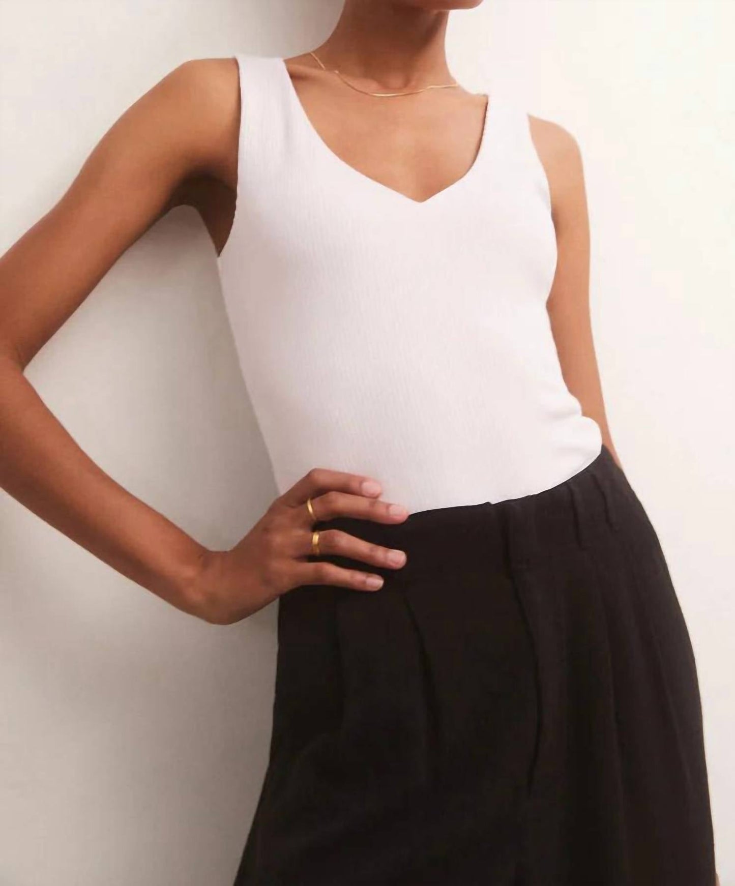 Z Supply - Avala V-Neck Rib Tank Top