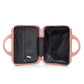 2-Piece ABS Spinner Wheel Luggage Set with Combination Lock