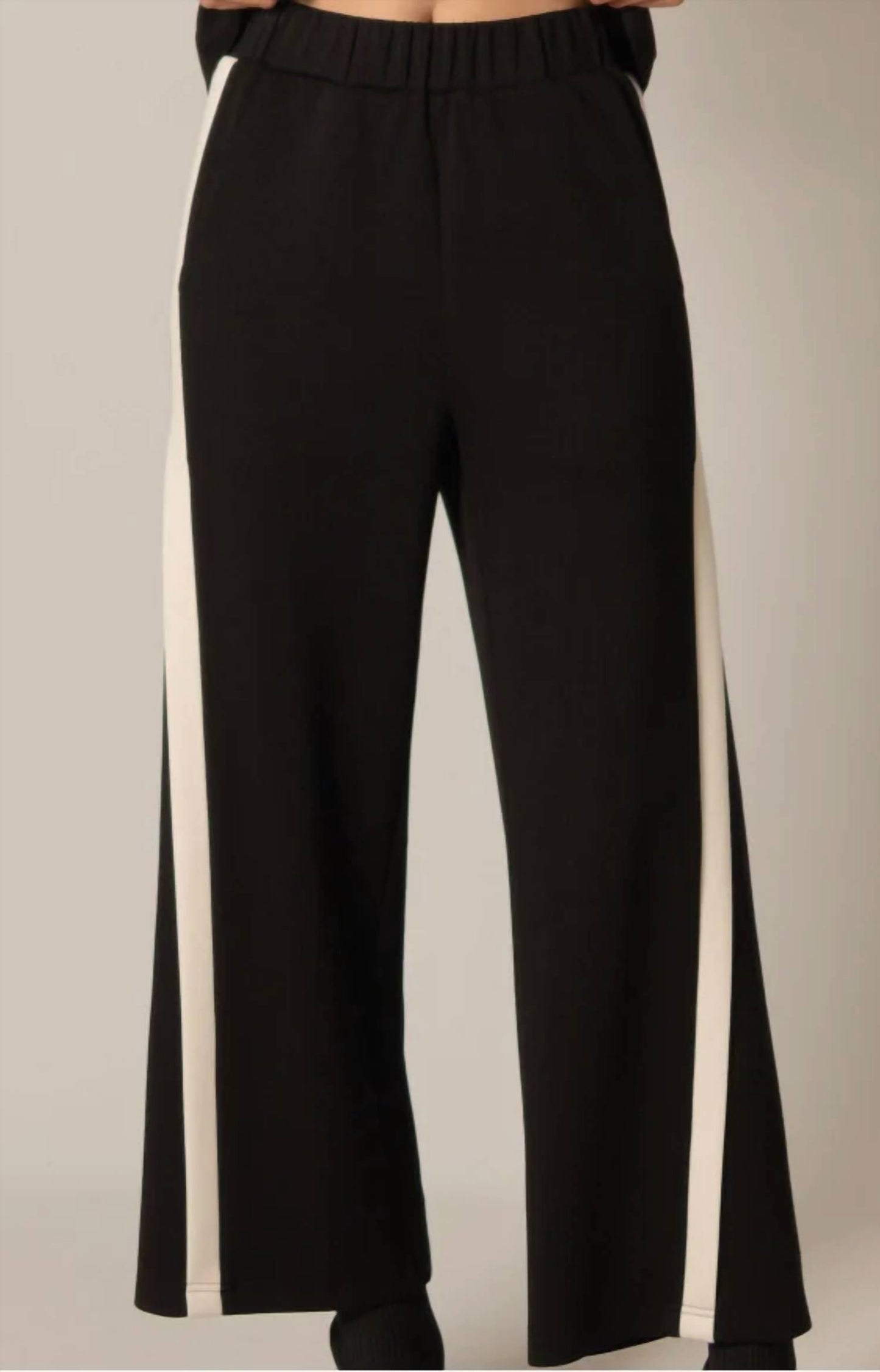 P.Cill - Butter Modal Side Contrast Stripe Pants