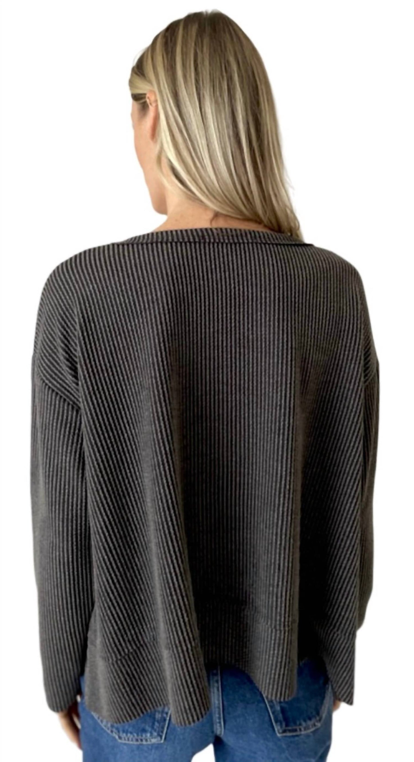 Six/Fifty - Dolan V Neck Sweater
