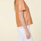Dolce Cabo - Vegan Leather Perforated Tshirt