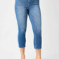 Judy Blue - High Waist Cool Denim Pull On Capri