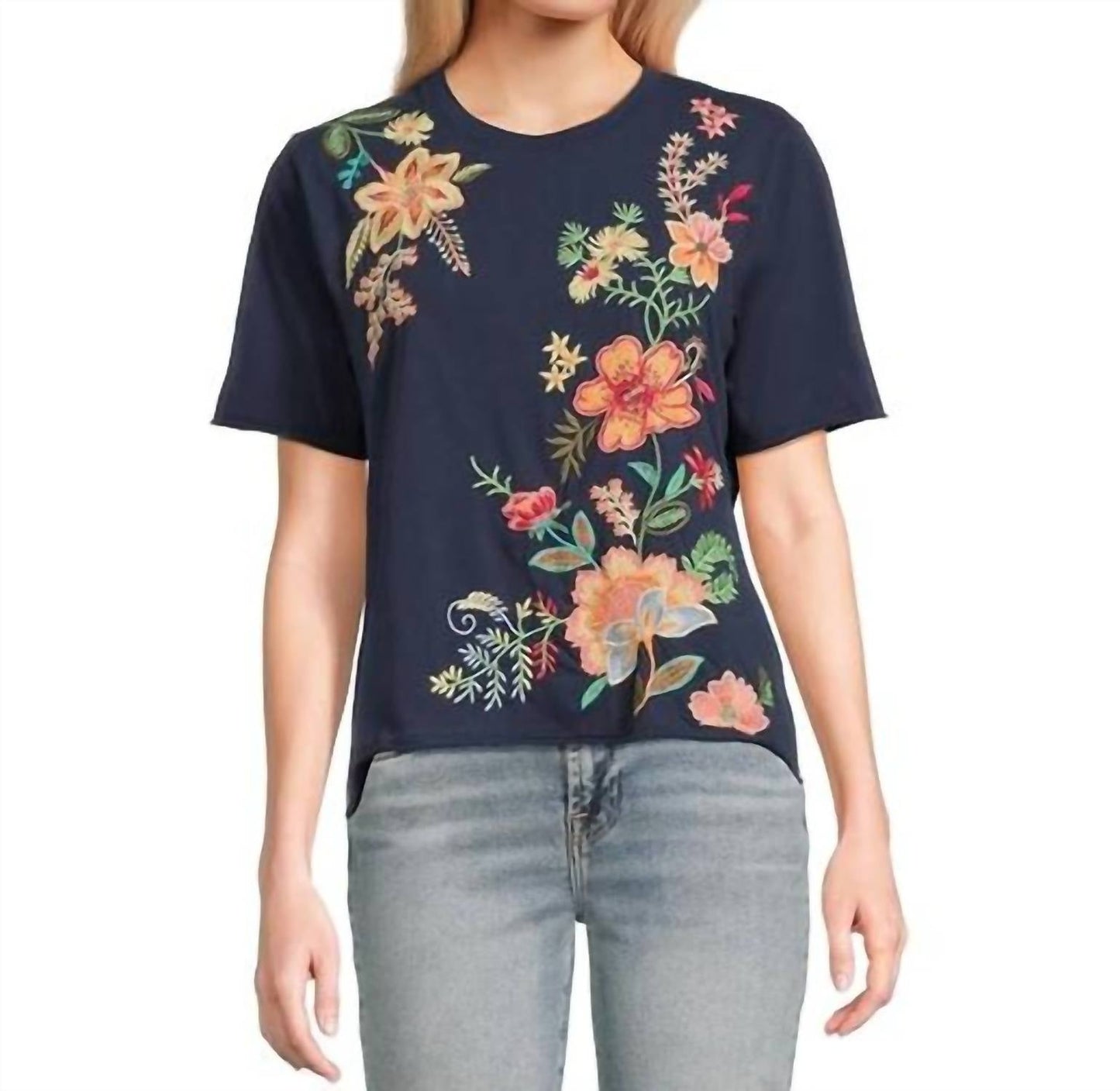 Johnny Was - RAW SEAM TEE ISHANI