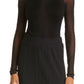 max-mara-leisure-veles-sheer-mesh-top-size-medium-in-nero