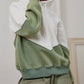 Creamon - Two Tone Color Block Soft Fleece Hoodie