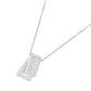 14KT White Gold Diamond Box Pendant Necklace (1 cttw, H-I Color, SI2-I1 Clarity)