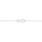 AGS Certified 10K White Gold 1/3 Cttw Bezel Set Round Diamond Solitaire 16-18" Adjustable Pendant Necklace (I-J Color, SI1-SI2 Clarity)