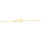 10k Yellow Gold Plated .925 Sterling Silver 3.0 cttw Round-Cut Diamond Open Heart Pendant Necklace (J-K Color, I1-I2 Clarity) - 18"