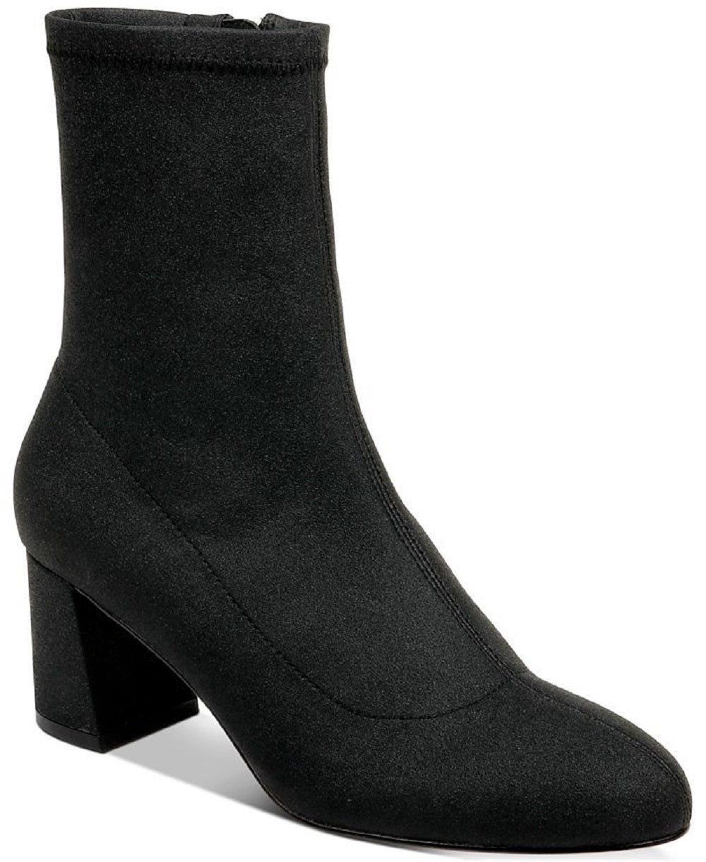 Badgley Mischka Women's Rena Shimmer Sock Boot Black Size 6.5